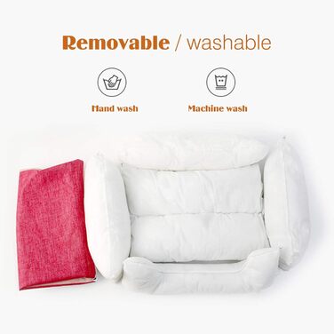 Ортопедичне ліжко для собак та котів PETCUTE, зелене, 50х40х17 см