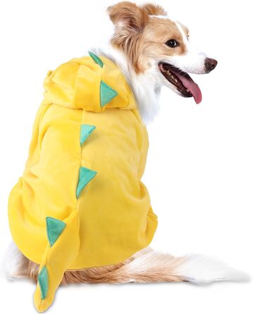 Костюм на Хелловін для собак великих порід Delifur, динозавр, зелений, розмір 3XL