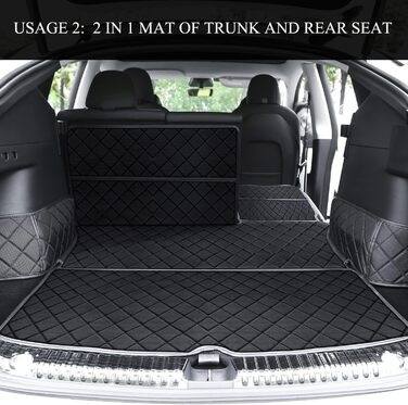 Килимок у багажник для Tesla Model Y (2020-2025), водонепроникний, для собак, захисний, універсальний, задній, аксесуар