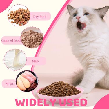 Набір мисок для котів GMMG, 6 шт., кераміка, плоскі, для годування котів