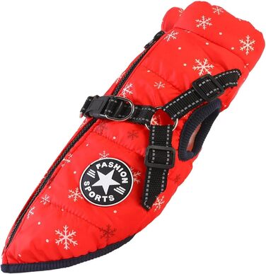 Водонепроникний зимовий одяг для собак Extreme 2.0 - теплий та зручний, з шлейкою та світловідбиваючими смугами (S)