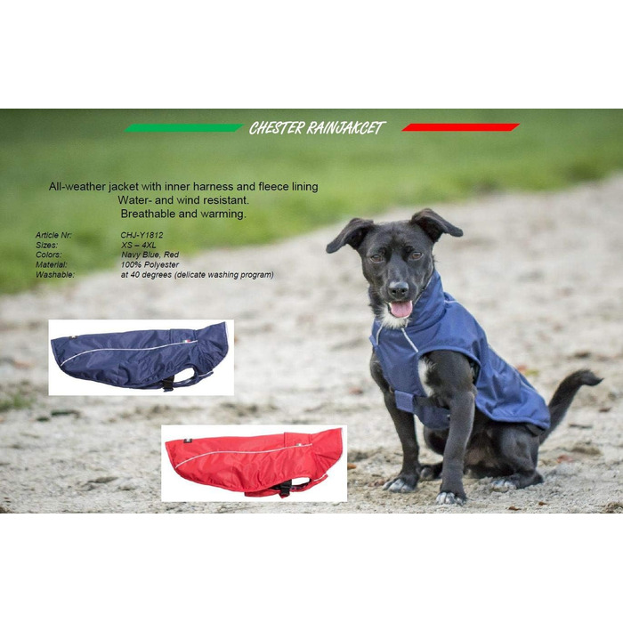 Перехідна куртка CHIARA Chester CHJ-Y1812RD-M: спортивна, червона, розмір M, водонепроникна