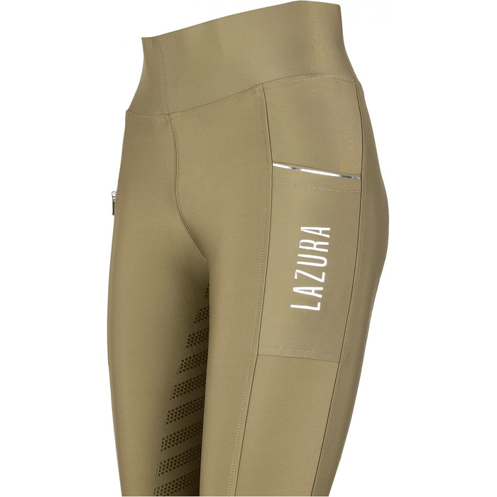Легінси для верхової їзди Lazura Fenja | Повний силіконовий покрив | 2 кишені для телефону | Розмір 32/34