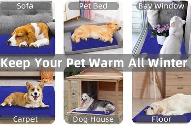 Нагрівальний килимок для котів та собак YOUTHINK - електричний, 7 температурних режимів, водонепроникний IP67