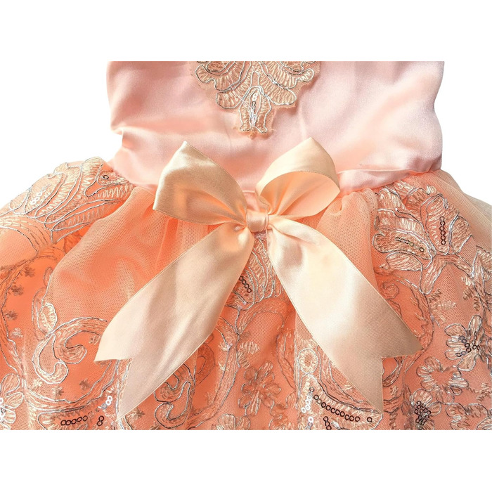 Сукня для домашнього улюбленця на весілля з квітковим візерунком, вишита, розмір L, рожева