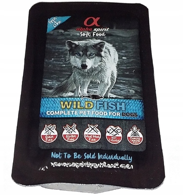 Повнораціонний вологий корм для собак Alpha Spirit WILD FISH (Дика риба), 9 кг