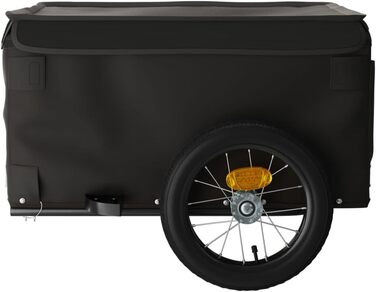 Причіп для собак Gecheer - чорний, 30 кг, 120 x 54 x 44 см