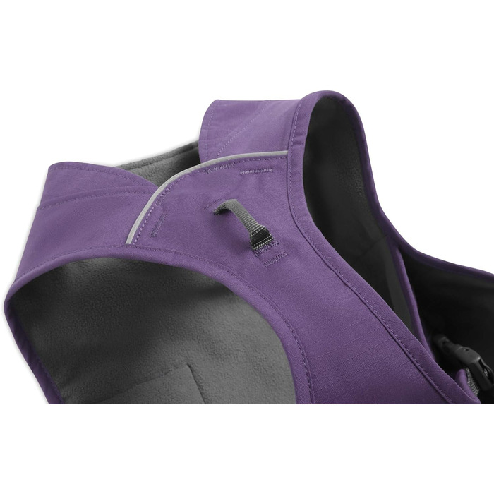 RUFFWEAR Overcoat Fuse: Куртка та шлейка для собак 2-в-1, з флісовою підкладкою, Salbei-Lila, XL