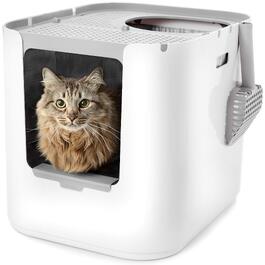 Лоток для котів Modkat XL Front-Entry (білий) - набір 3 шт.