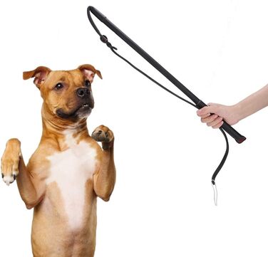 Навчальна плеть для собак, велика штучна шкіряна, для дресирування
