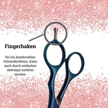 Ножиці EHASO V-1-2000 Titan, титанові, нержавіючі, 22 см