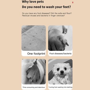 Автоматичний очищувач лап для собак – мийка лап для собак, USB-зарядний пристрій для домашніх тварин, чаша для миття лап, портативний мийник лап для собак, інструмент для догляду за кігтями собак, блакитний