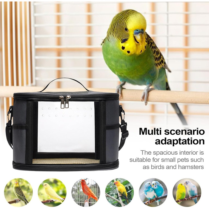 Транспортна сумка Vogel для подорожей: переноска для папуг, великих попугаїв, хвилястих попугаїв, ґрунторізів.