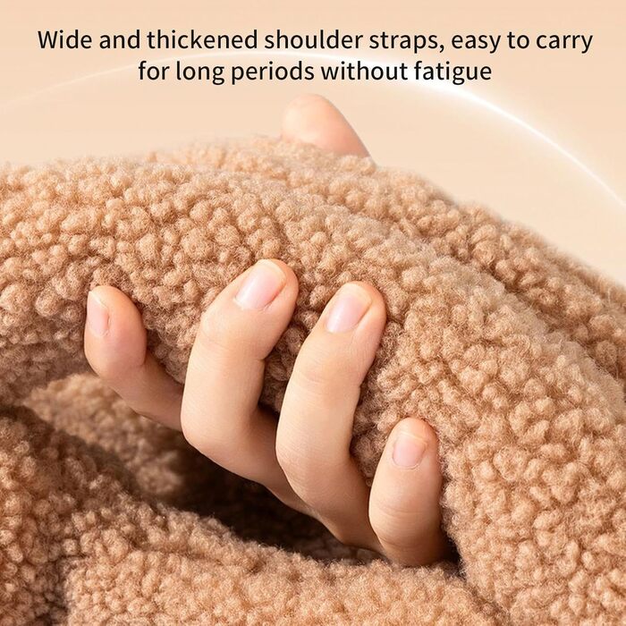 Транспортна сумка для котів та собак Husoiuy | Водонепроникна зимова сумка-переноска з фіксатором на ремінь безпеки | Для маленьких та середніх порід | Колір: коричневий