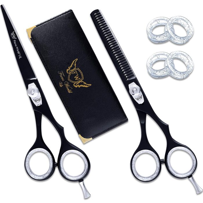 Набір професійних перукарських ножиць 6 дюймів - перукарські ножиці з японської сталі для чоловіків та жінок