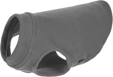 Жилет для собак Gooby з м'якого флісу, сорочка-худі, розмір Small, сірий колір