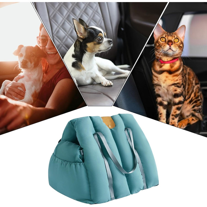 Автокрісло для тварин: складана переноска для собак та котів з м'якою стороною | Закрита переноска-будка для собак та котів