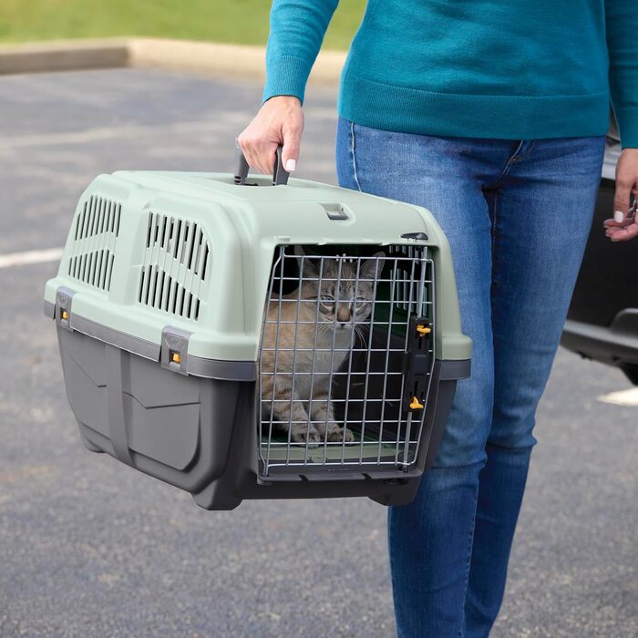 Переноска для котів Skudo Katzentrage Midwest Homes for Pets, пластик, з туалетом, 61 см