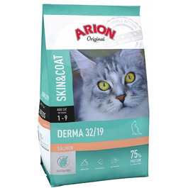 Сухий корм для котів Arion Original Cat Derma з лососем, 7.5 кг