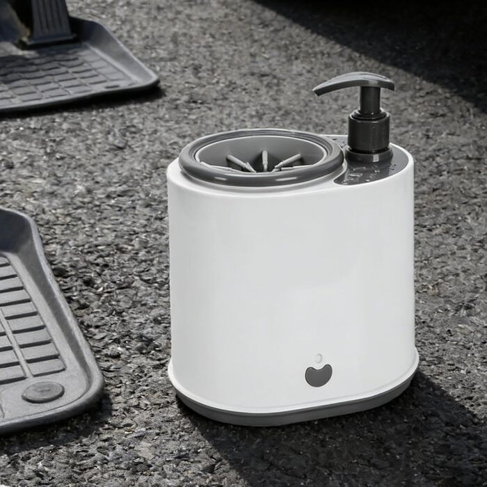 Автоматичний очисник лап для собак – електричний, портативний, USB-пристрій з мікрофіброю для догляду за шерстю