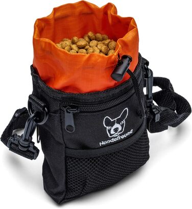 Сумка для ласощів для собак Hundefreund | Зручна сумка для тренувань з 4 відділеннями (14 x 11 x 4 см)