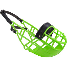 Нашийник-маска для породистих собак (Грейхаунд) - зелений. Легкий, дихаючий, безпечний для прогулянок, ветеринара та захисту від отруєнь. Міцний та довговічний.