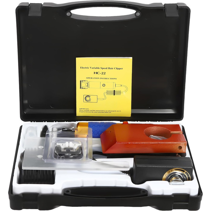 Електрична машинка для стрижки собак і котів з набором аксесуарів