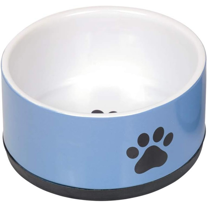 Миска для котів Nobby Paw, блакитна, кераміка, 17 x 8 см, 1,10 л