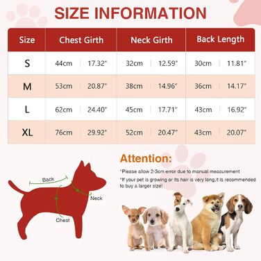 Зимова куртка для собак, водовідштовхувальна, тепла, м'яка, вітрозахисна. Куртка для собак з кріпленням для повідка, світловідбиваючі елементи, застібка-блискавка, регульована блискавка для маленьких та середніх собак (зелена, червона, XL)