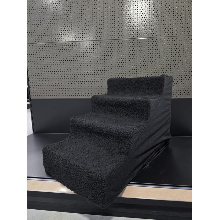 Сходи для собак Flamingo Tampa чорні 60x35,5x40,5 см, нековзкі, легкі, до 30 кг