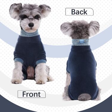 Теплий зимовий пуловер для собак, фліс, на осінь/зиму, для малих та середніх порід, чихуахуа, бігль, синій, XS
