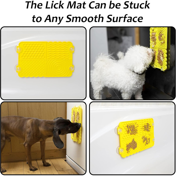 Mat для собак та цуценят Licky Leckmatten - повільне годування, міцний пластик, з присоскою