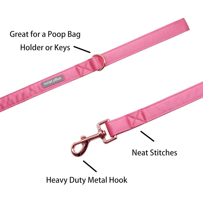 Елегантний собачий ошийник Lionet Paws з метеликом - комфортний шовковий ошийник для маленьких собак, розмір 25-40 см, білий (1 шт.)