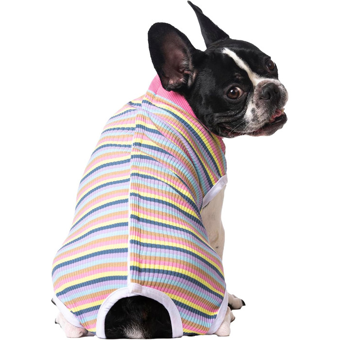 Рожевий одяг для собак після операції (2 шт.) - Комбінезон для собак, котів, цуценят, після стерилізації, захист від швів