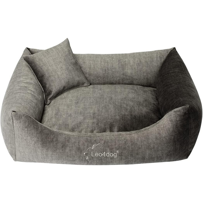 Крісло-лежанка для собак Vogue, розмір M (80x60 см), колір графіт