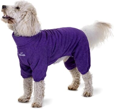 Рушник для собак Mikki Doodles, розмір L, фіолетовий, для кучерявої шерсті, швидковисихаючий, з мікрофібри