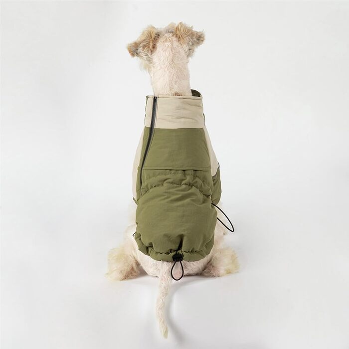 Зимовий теплий водонепроникний одяг для собак, розмір M, для прогулянок на вулиці, відбиваючий елемент