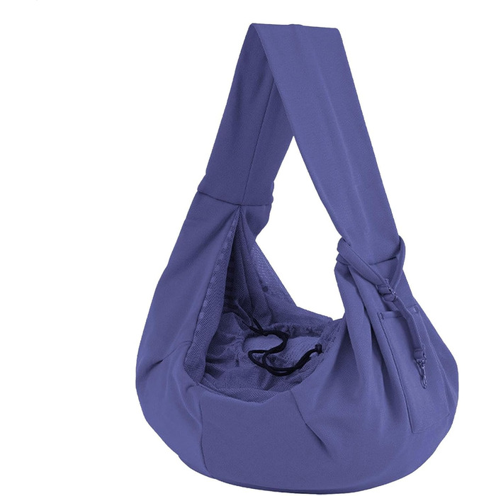 Сумка-переноска для котів та цуценят, блакитна, з сумкою для дрібних собак