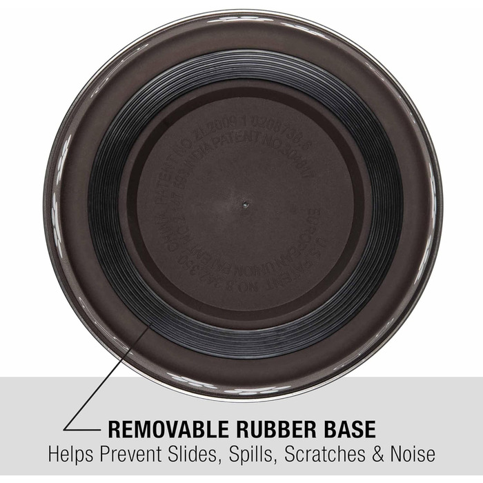 Миска для собак Loving Pets Bella Bowls, нержавіюча сталь, L, Espresso Brown