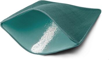 Килимок для котячого туалету WePet, лоток для котячого туалету - середній розмір, стільникова структура, двошаровий килимок, без фталатів, захист від сечі, водонепроникний, легко чиститься, контролює розсипання наповнювача, 61 x 38.1 см, Бежевий