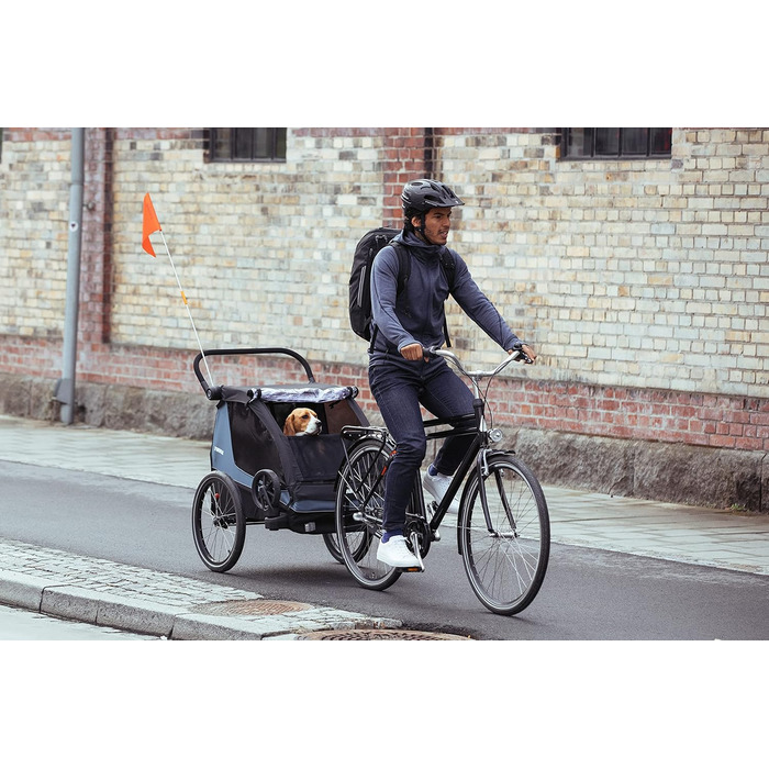 Причіп для собак Thule Courier, чорний, універсальний розмір