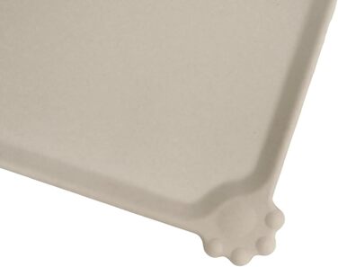 Підкладка під миску для котів Minty&Marla® Beige | Силіконова килимок протиковзкий | Підкладка для води та корму