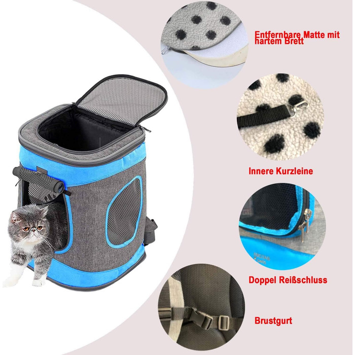 Складана переноска для собак та котів - транспортна сумка для авто та авіаперельотів. Зручна, безпечна, міцна. Колір: сіро-технозелений