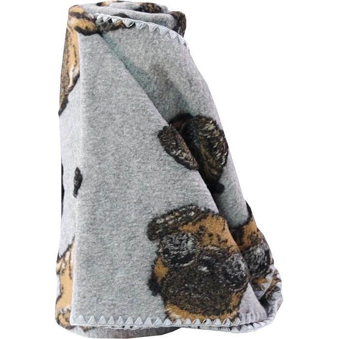 М'яка ковдра для домашніх тварин Luxus 150x100 см – Кашемір-мікс або штучне хутро, стильна та миюча, для собак та котів (собаки 20 см, вовна-кашемір)