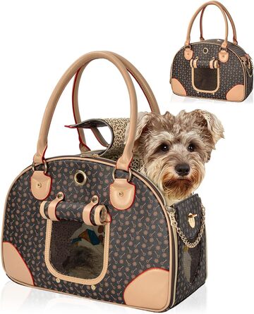 Сумка для собак OUUTMEE, 42 x 18 x 31 см, до 4 кг, для подорожей, переноска для маленьких собак та котів