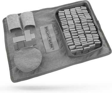 Килимок для собак - іграшка-головоломка з 5 елементами та 3 рівнями складності. Міцний матеріал, підходить для собак будь-якого розміру (сірий)