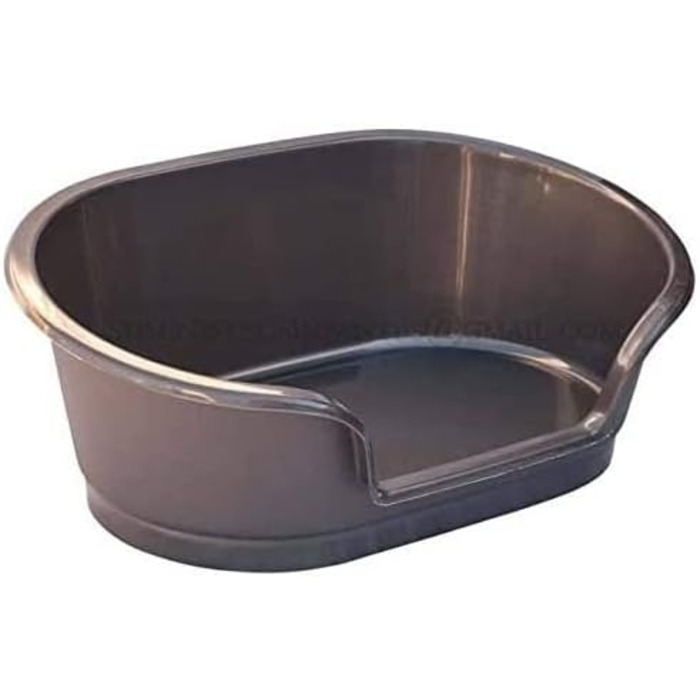 Suinga пластикове ліжко для собак і котів, міцне, 84x54x32 см
