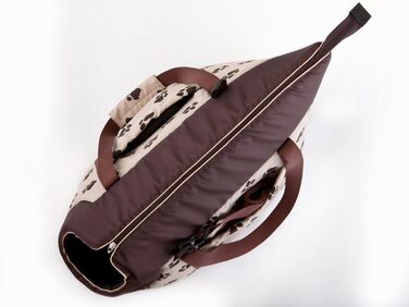 Сумка-переноска для собак та котів Hobbydog TORBWL4, бежева, 50 x 30 x 50 см