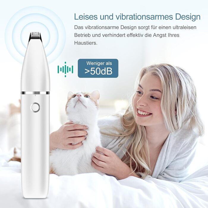 Електрична машинка для стрижки кігтів собак та котів Ankilo - професійна, тиха, 2-в-1