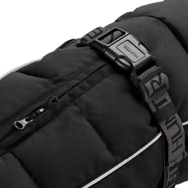 Накидка для такси HUNTER Paxson, чорний, водовідштовхуючий, з підкладкою, для маленьких собак з довгим тілом